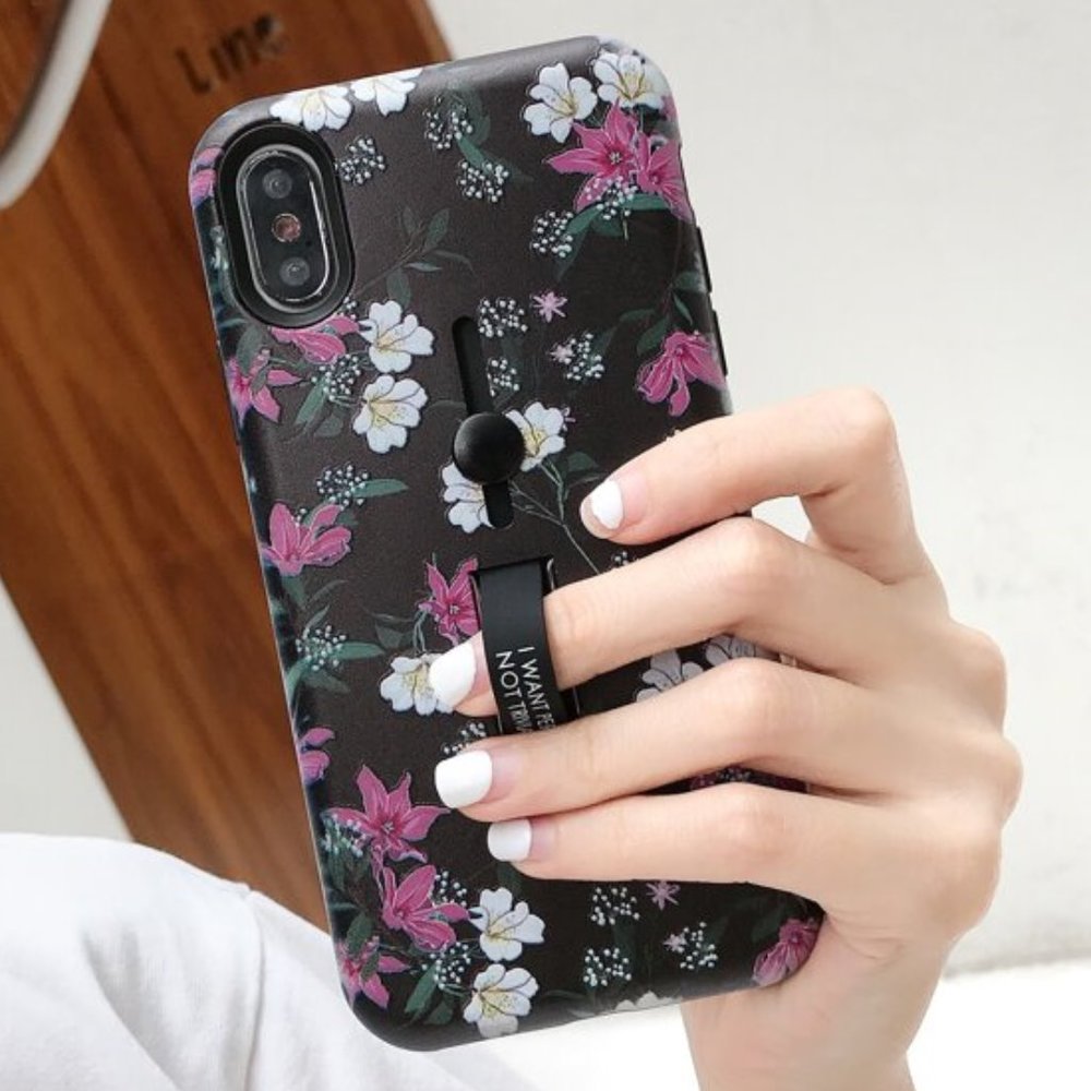 Floral Pattern Print iPhone Case